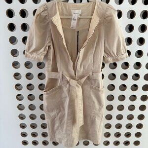 Anthropologie Canvas Structured Dress